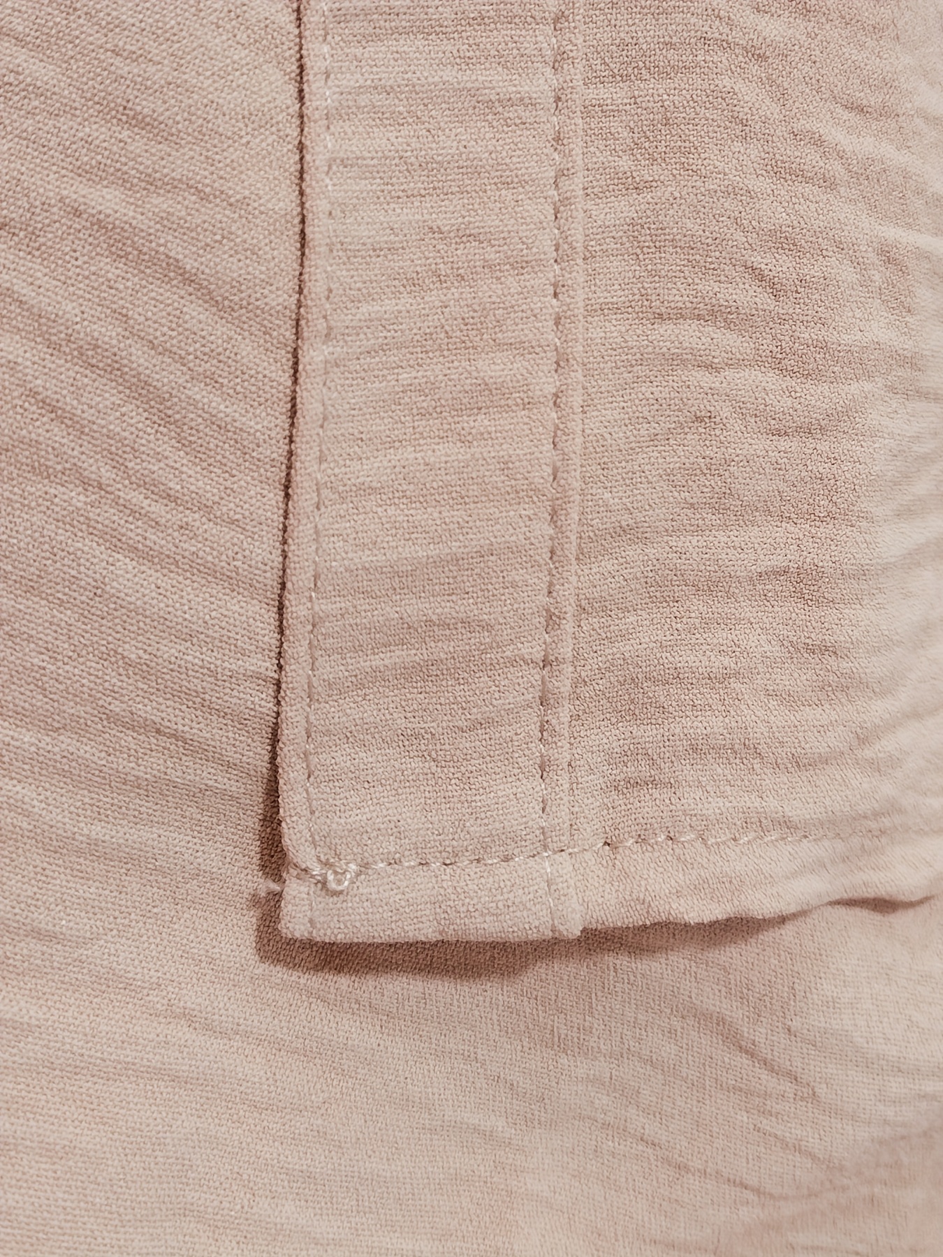 γυναικείο μοντέρνο φόρεμα με στρογγυλή γιακά, δέσιμο στη μέση και σχισμή για το φθινόπωρο σε ενιαίο χρώμα Στοιχεία είδους 9