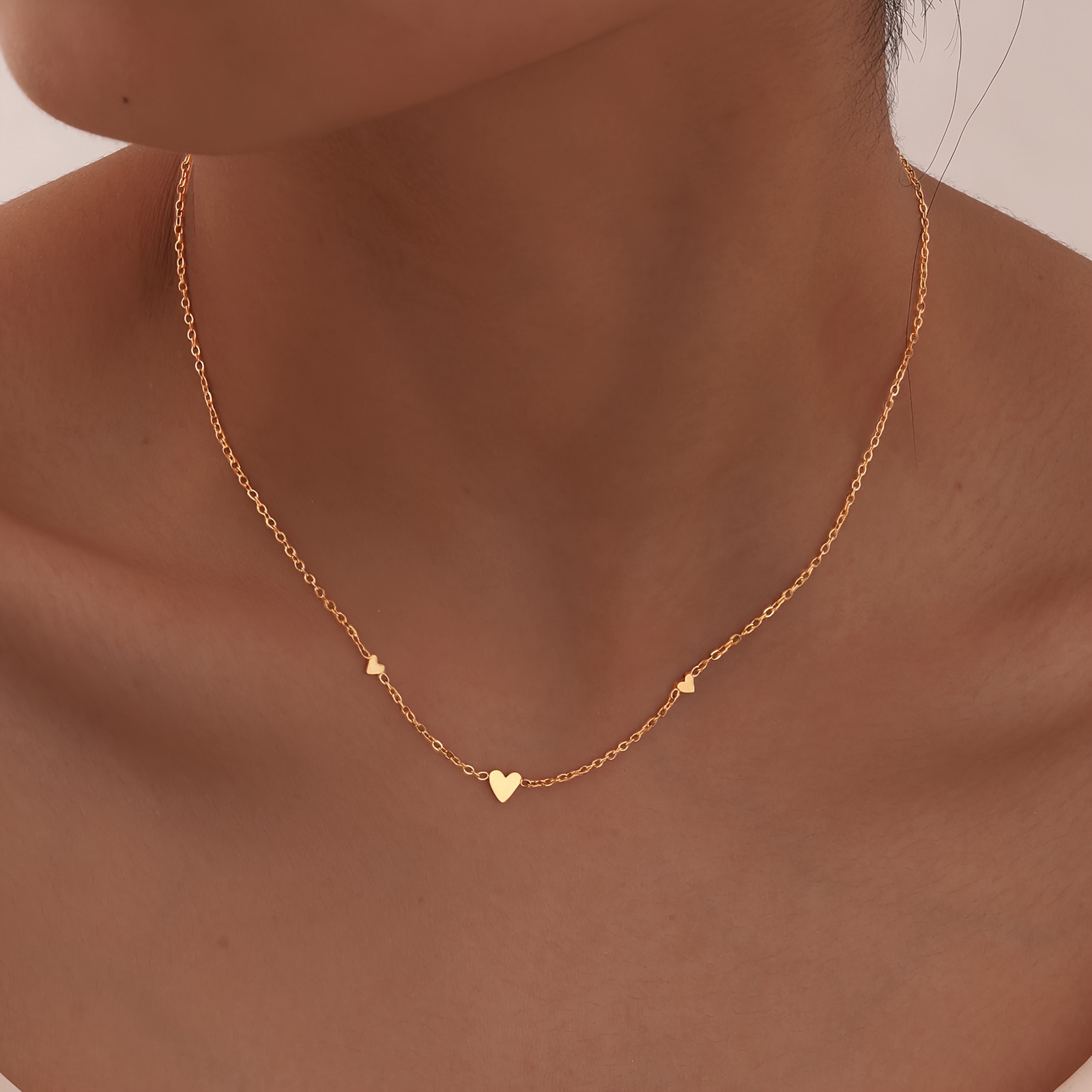 

18k Steel Pendant Clavicle Necklace For Women, , No , Christmas