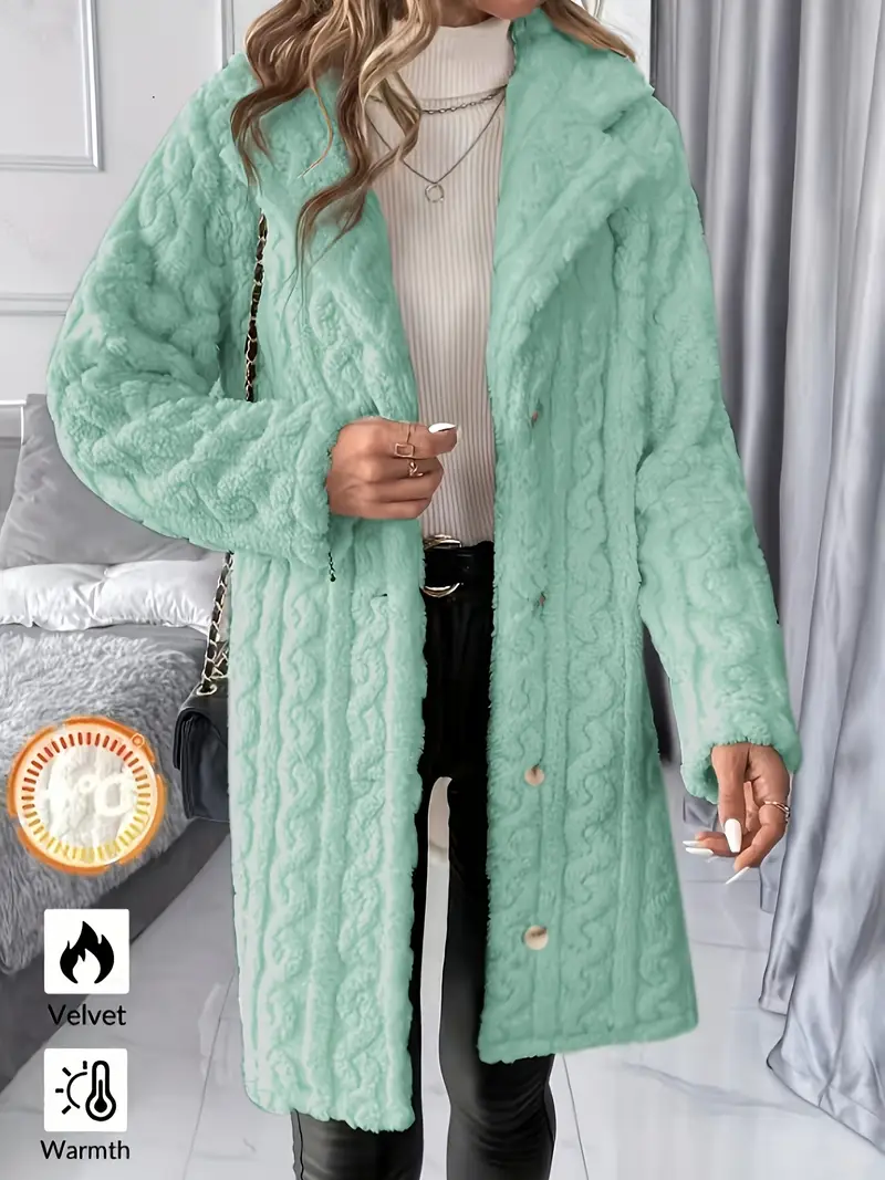 manteau en fausse fourrure pour femmes Détails du produit 14