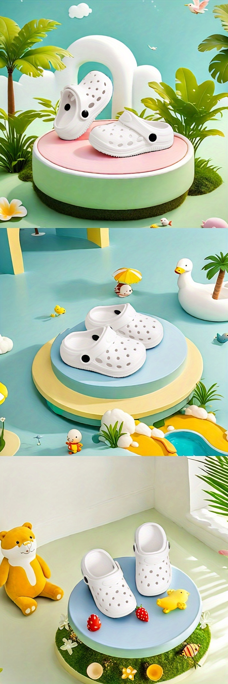 2025 New Summer Cute Indoor and Outdoor Fashionable Casual Slippers for Boys and Girls