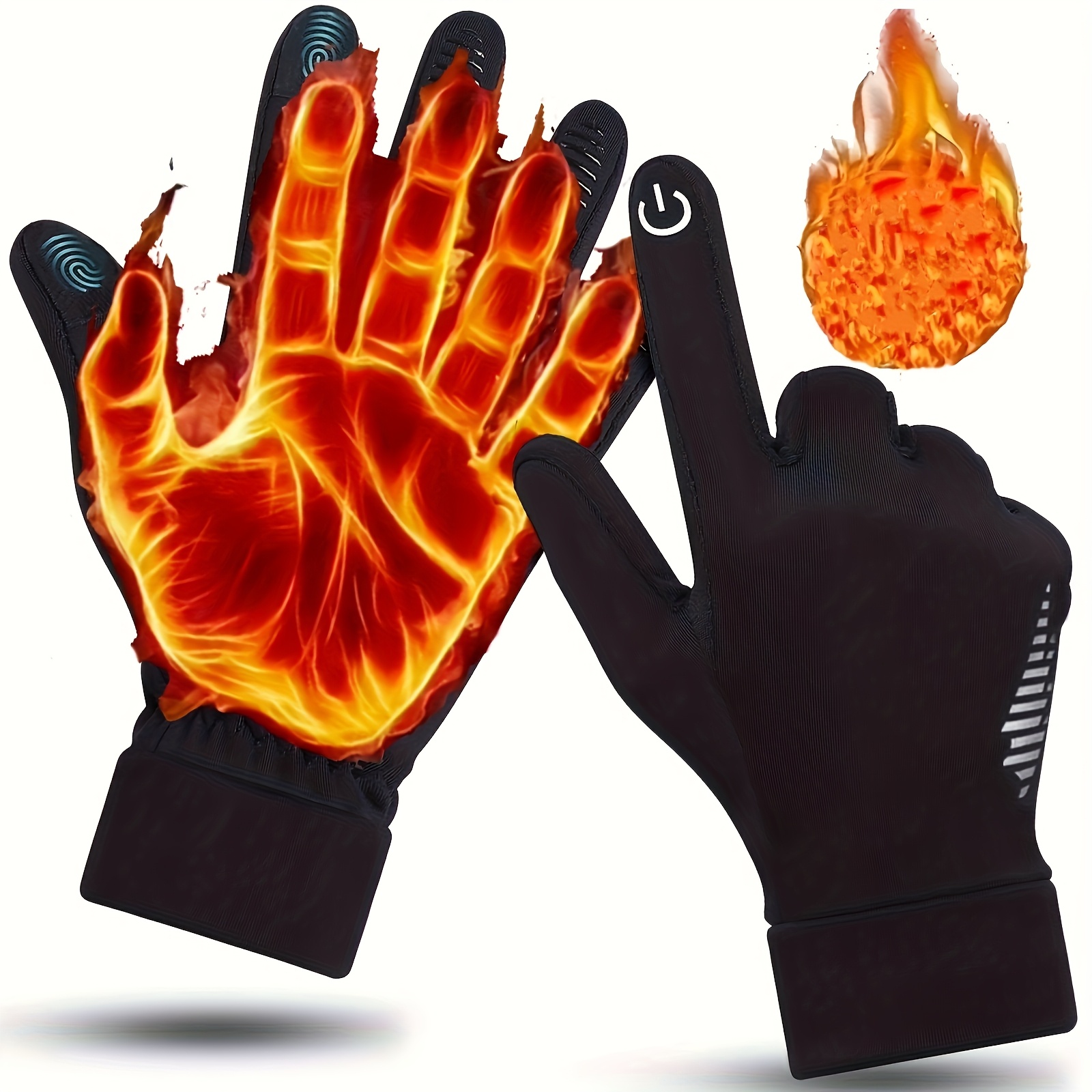 

Gants d'Hiver pour Hommes et Femmes, Gants Chauds pour Temps Froid, Ensemble de Gants de Travail pour , Adaptés pour , la Conduite, le Cyclisme, , la Randonnée