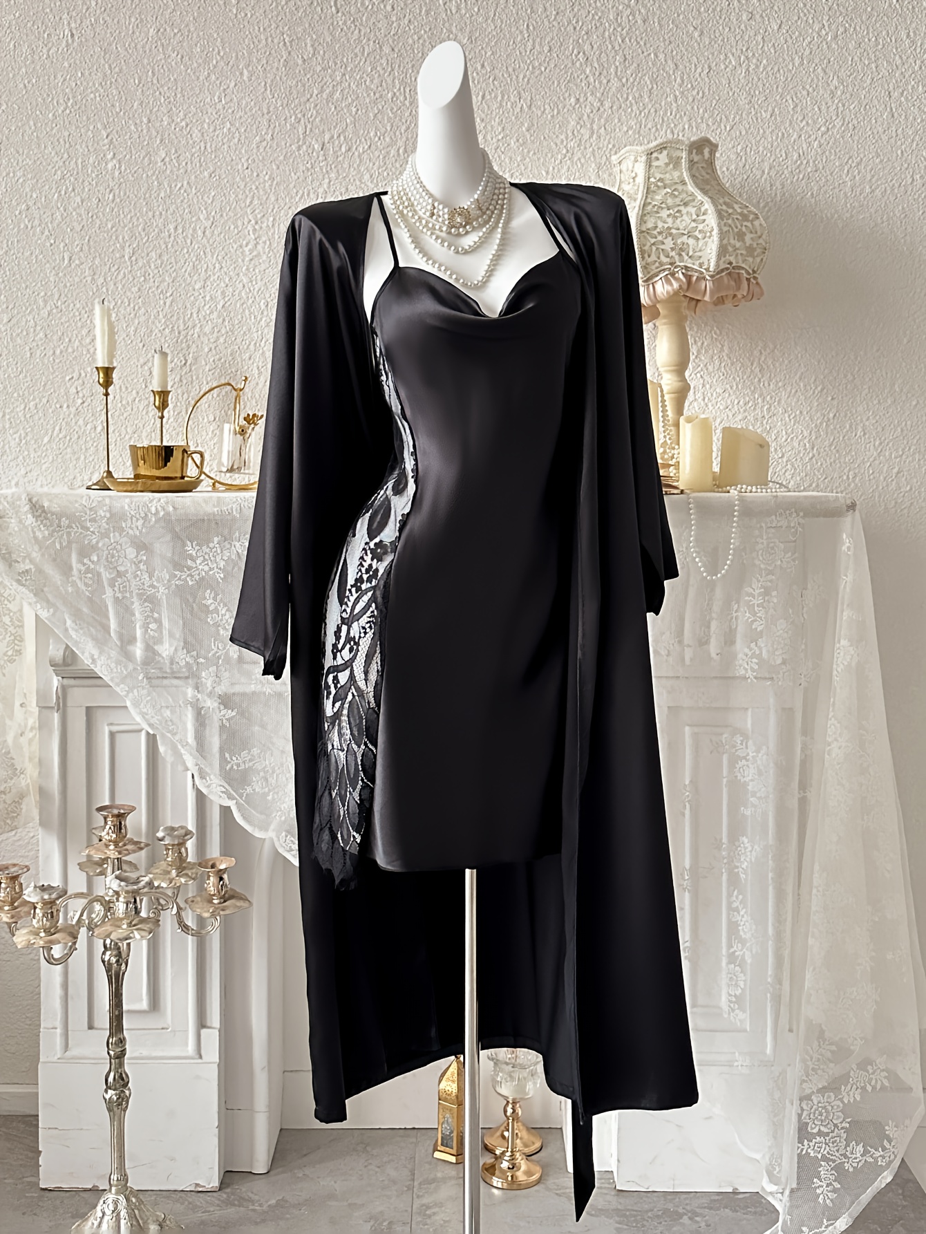 elegant kimono dress sold on Temu United States