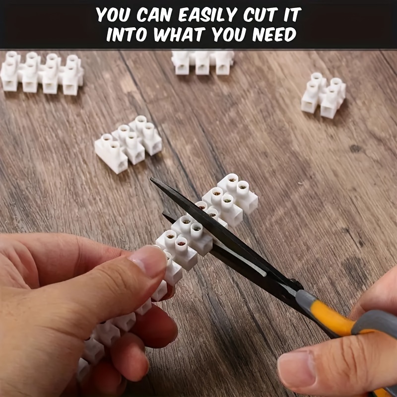 2pcs wiring terminal block 10a12 position terminal table wiring pole