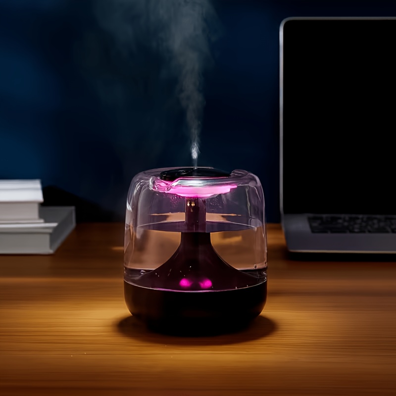 TEMU Home Humidifier, Usb-powered, With Visible Water Level, 24-hour . Suitable For Living Rooms, Bedrooms, Offices, Etc. Ideal For Improving Air
