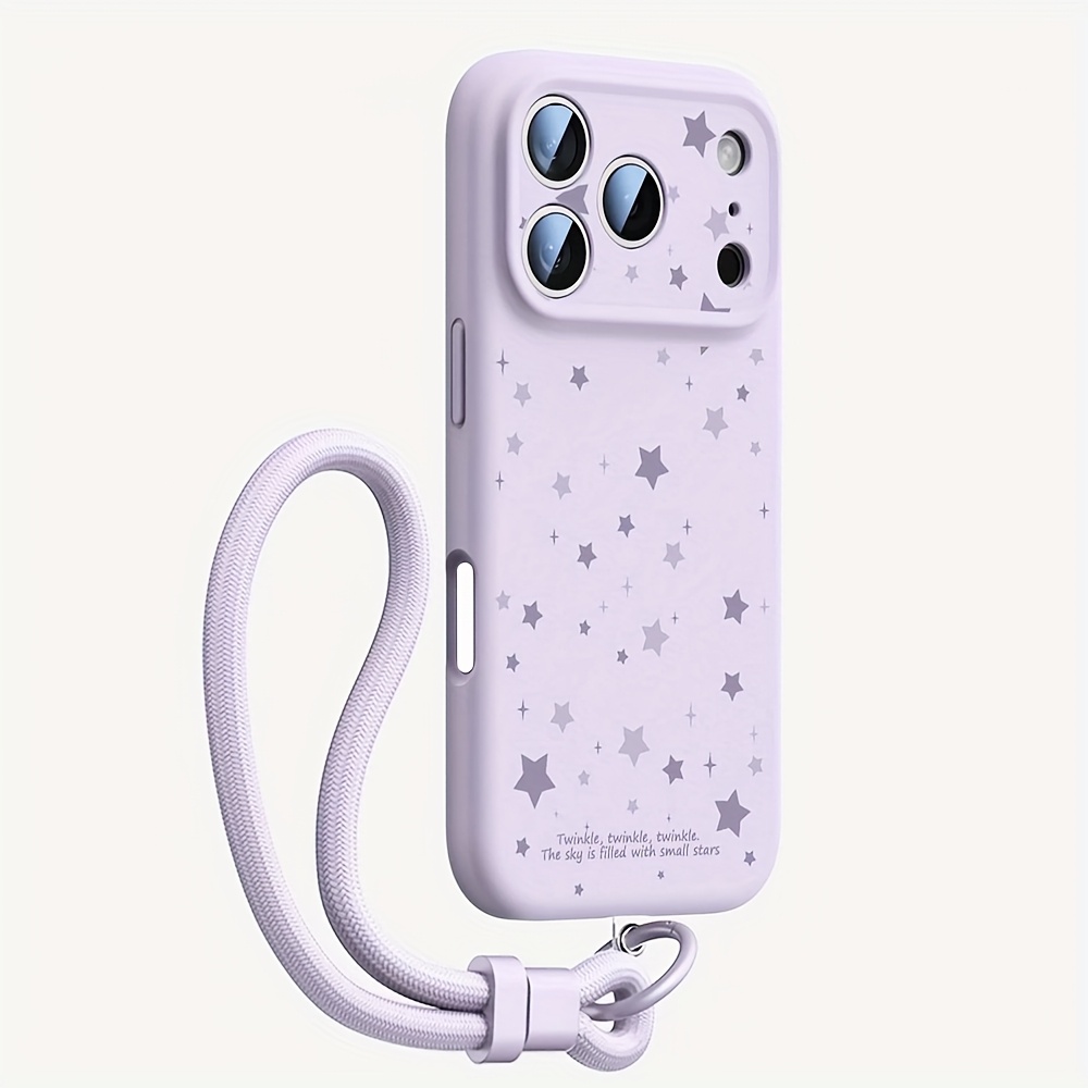 TEMU Phone Case: Cute Liquid Full Prints Star Wristband Phone Case For Iphone 17 Pro Max 17 Pro 17 16 Pro 15 Pro Max 15 Pro Max 15 Pro 15 Pro Max 14