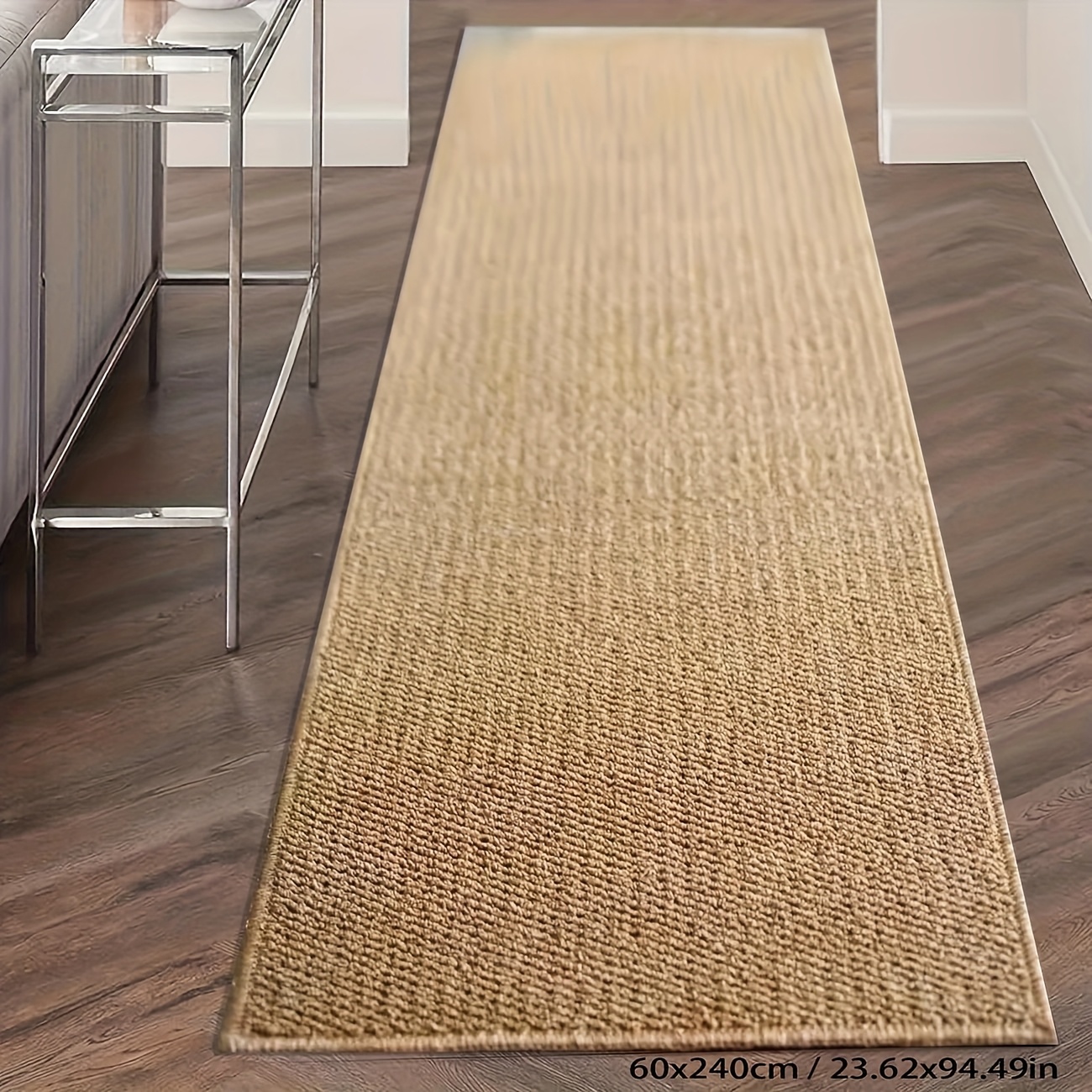 TEMU Rattan Carpet - Thick, Non-slip And Comfortable For Living Room, Bedroom, Etc. - Easy Machine Wash, Solid Color