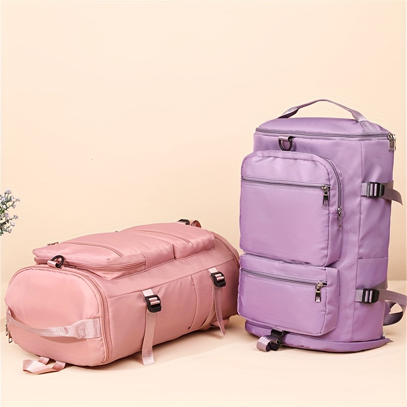 Bolsa de viaje grande, multiusos, con capacidad amplia, para gimnasio, natación o deportes, convertible en mochila o bolso de mano