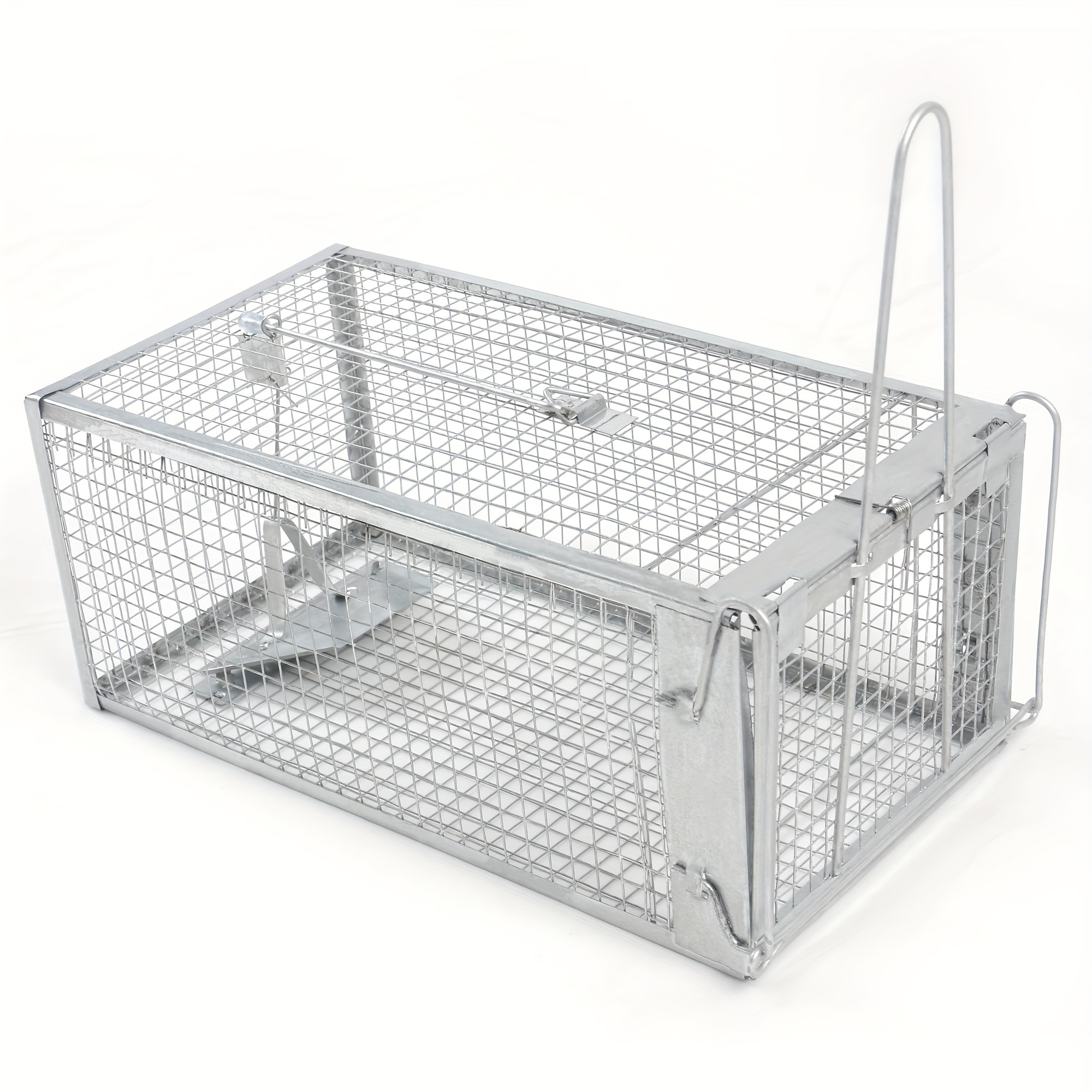 

1pc, Mouse Trap, Live Animal Trap Cage, 12.76x6.6x5.2 Inches, For Indoor And Outdoor Use, Cats, Squirrels And Rodents