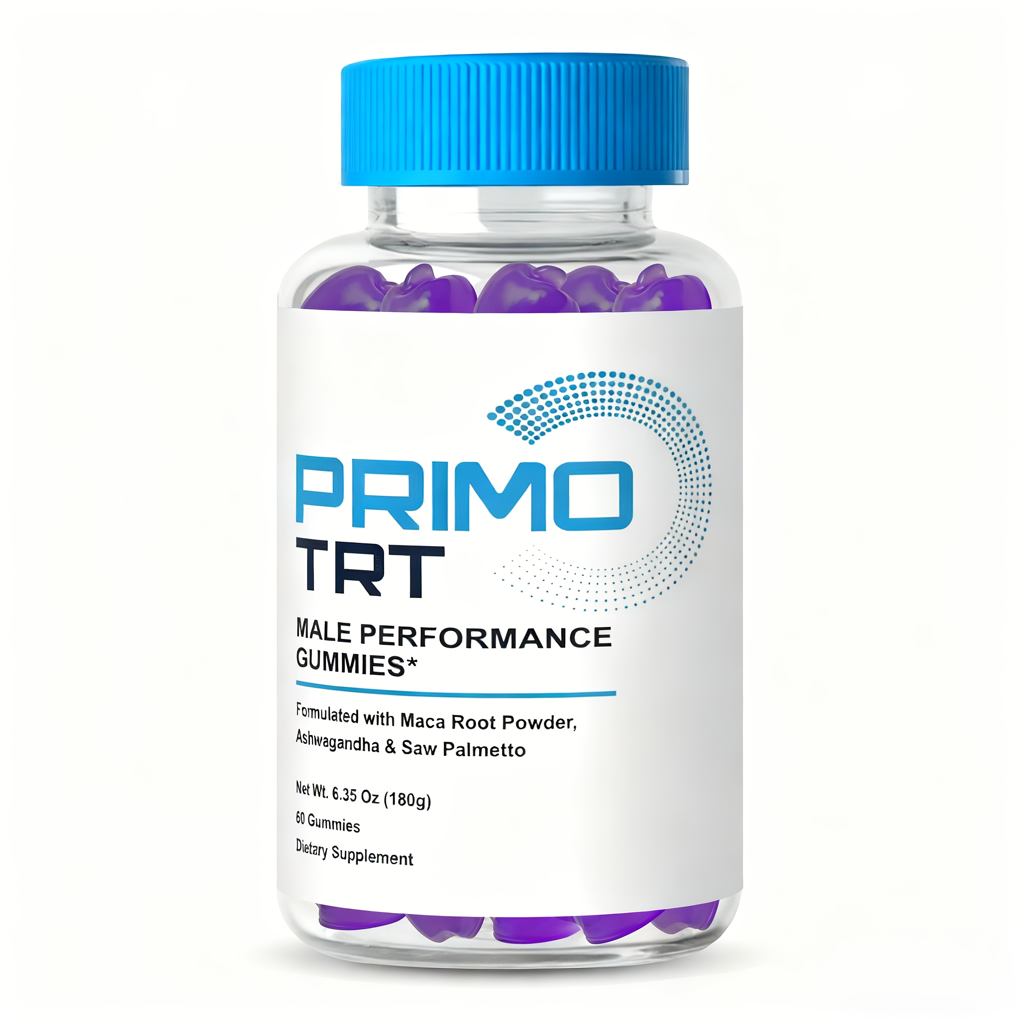 Primo TRT Male Performance Gummies For ED Support – 180 Count All-Natural Gummies