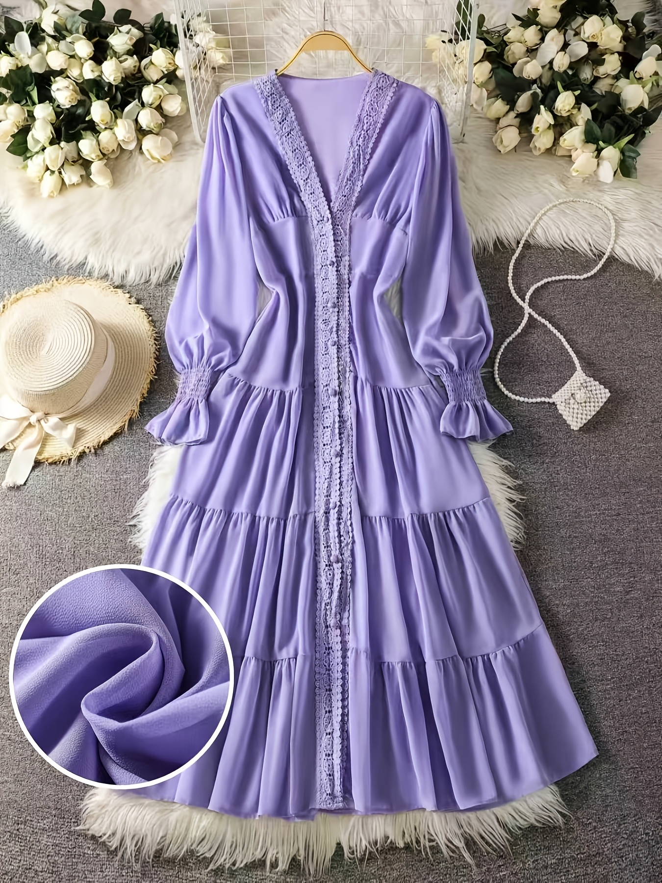temu purple dresses purple dresses long sold on Temu United States