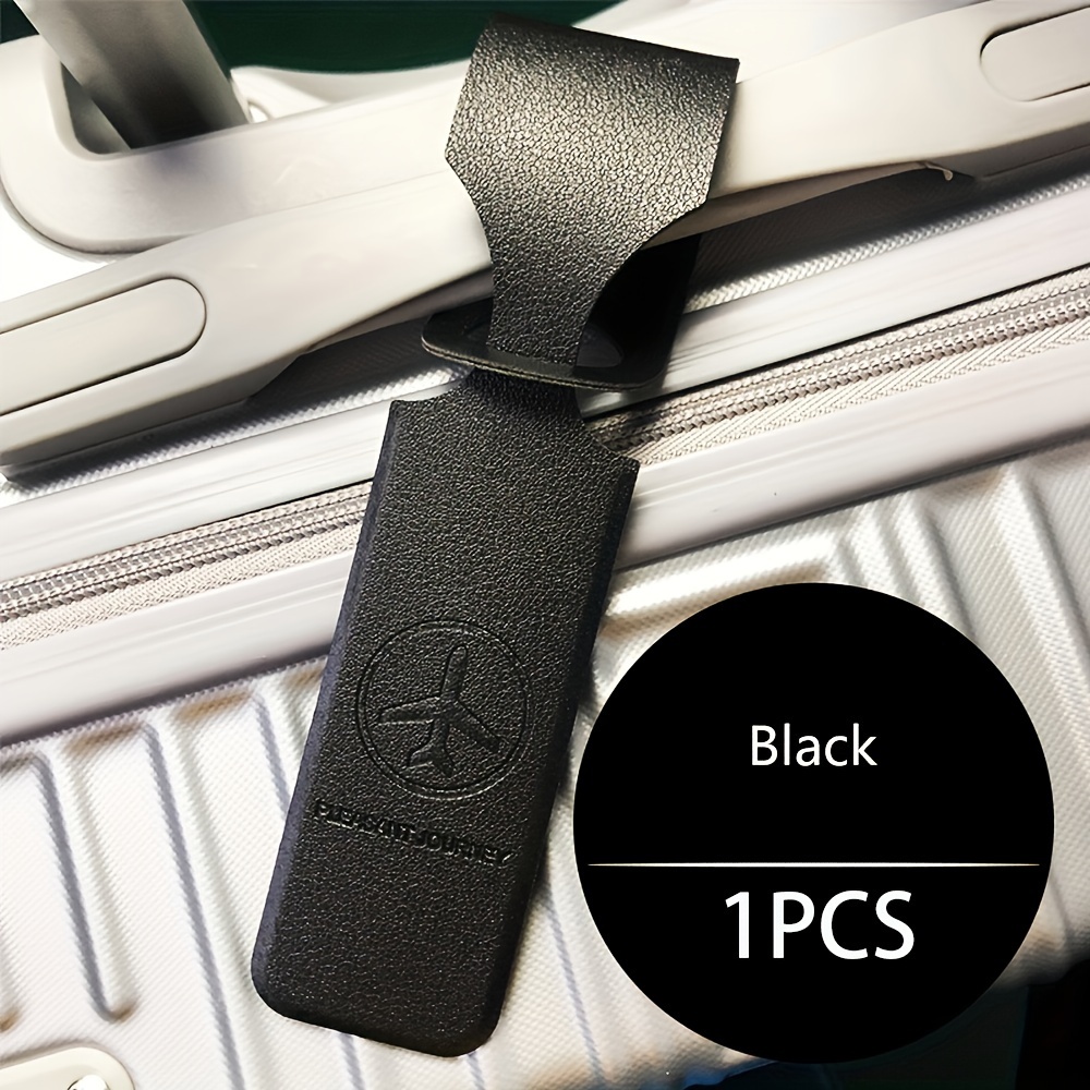 convenient and practical hanging long strip storage bag with solid color integrated design suitable for carrying luggage tags and boarding passes black 13