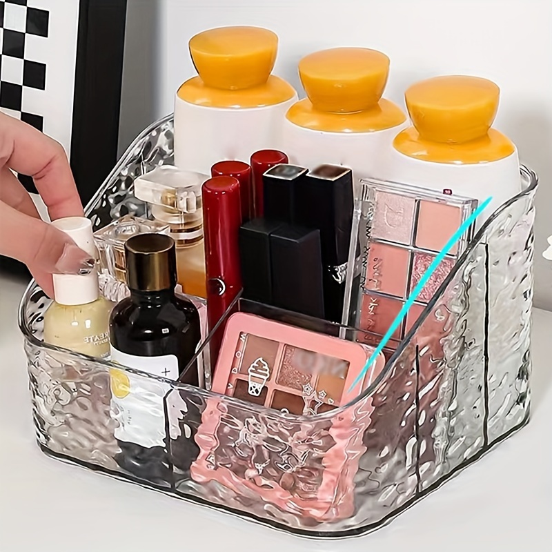 Transparent Multi grid Storage Box Desk Dresser Cosmetic - Temu Australia