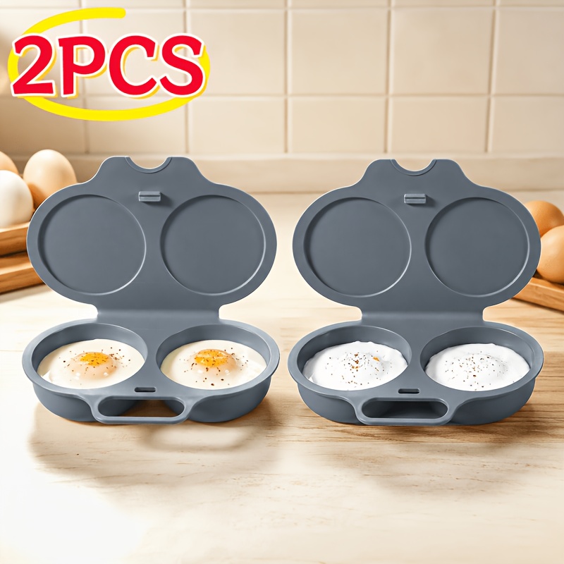 Multi-Functional Double-Compartment Egg Steamer for Quick Cooking