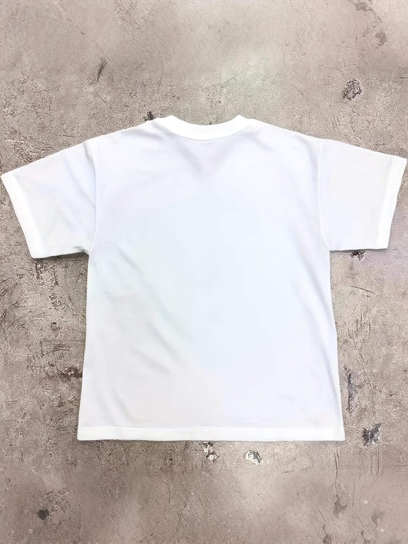 womens y2k anime graphic t shirt white tee with   eyes guitar print loose fit streetwear top for concerts casual outfits   retro hip hop fashion statement shirt concert attire   design durable print street style vintage aesthetic comfortable material short sleeve shirt streetwear lovers Product details 1