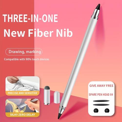 stylus-stifte für touchscreens, 3-in-1 hochpräziser universal-stylus für ipad, iphone, tablets, samsung galaxy alle kapazitiven touchscreens