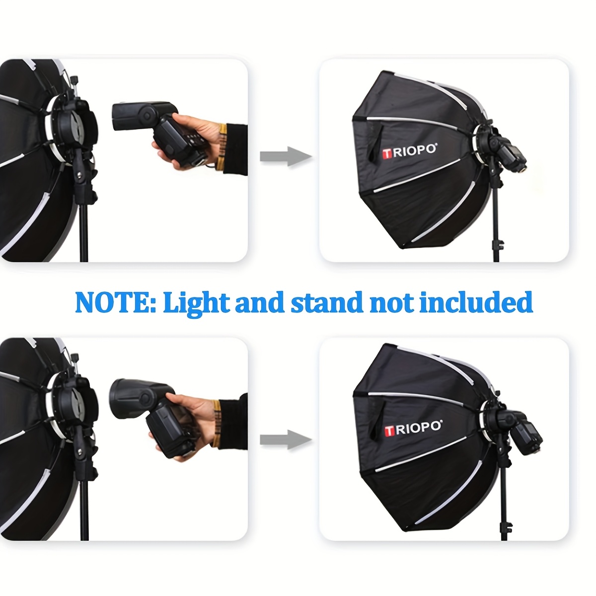   kx-90 softbox עם רשת - softbox צילום נייד בגודל 8 אינץ עם רשת חלת דבש, אידיאלי לגודוק v1 ad200pro וראשי פלאש עגולים, softbox עם רשת | softbox נייד | עיצוב עמיד, softbox לצילום פרטים 9
