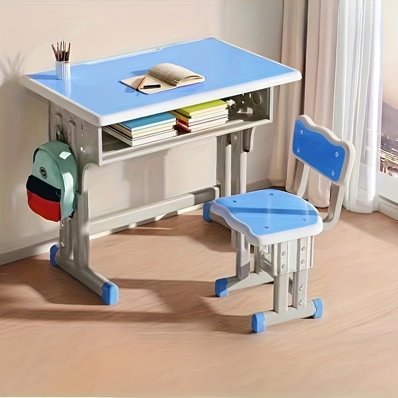 

Desk And Chair Set 29.92 X 23.62 X 15.75 Inch Children's Study Tablechildren's Learning Desk And Chair Set 3- Old School Student Multi-functional Desk Desk And Chair Adjustable Desk