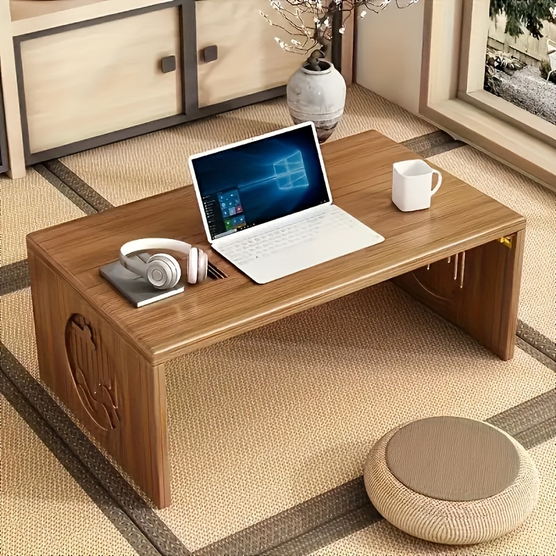 Bambus-Klapptisch Im Mid-Century Design – Platzsparend Für Homeoffice, Klein & Stabil