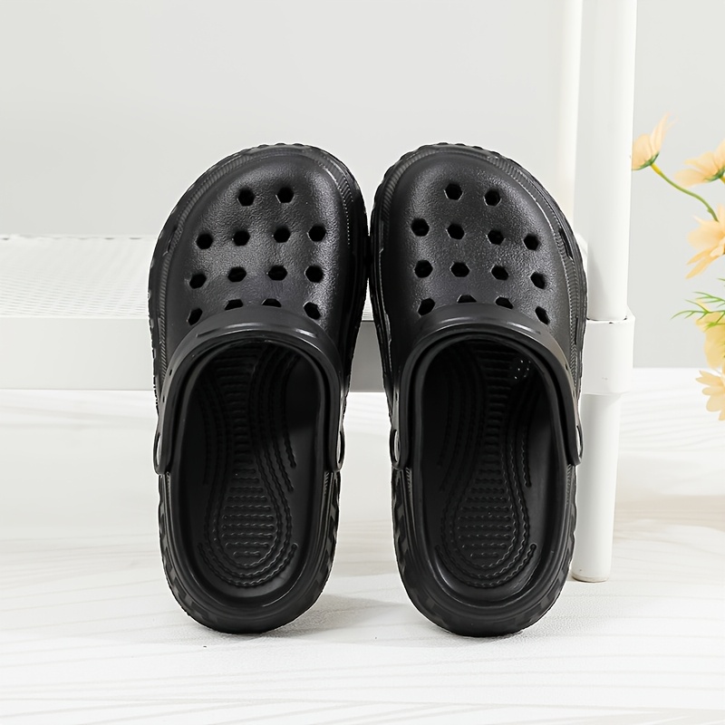 TEMU Nouveauté d'été Chaussures pour femme en matériau EVA à semelle épaisse, décontractées, , confortables, douces, respirantes, de type nuage, à