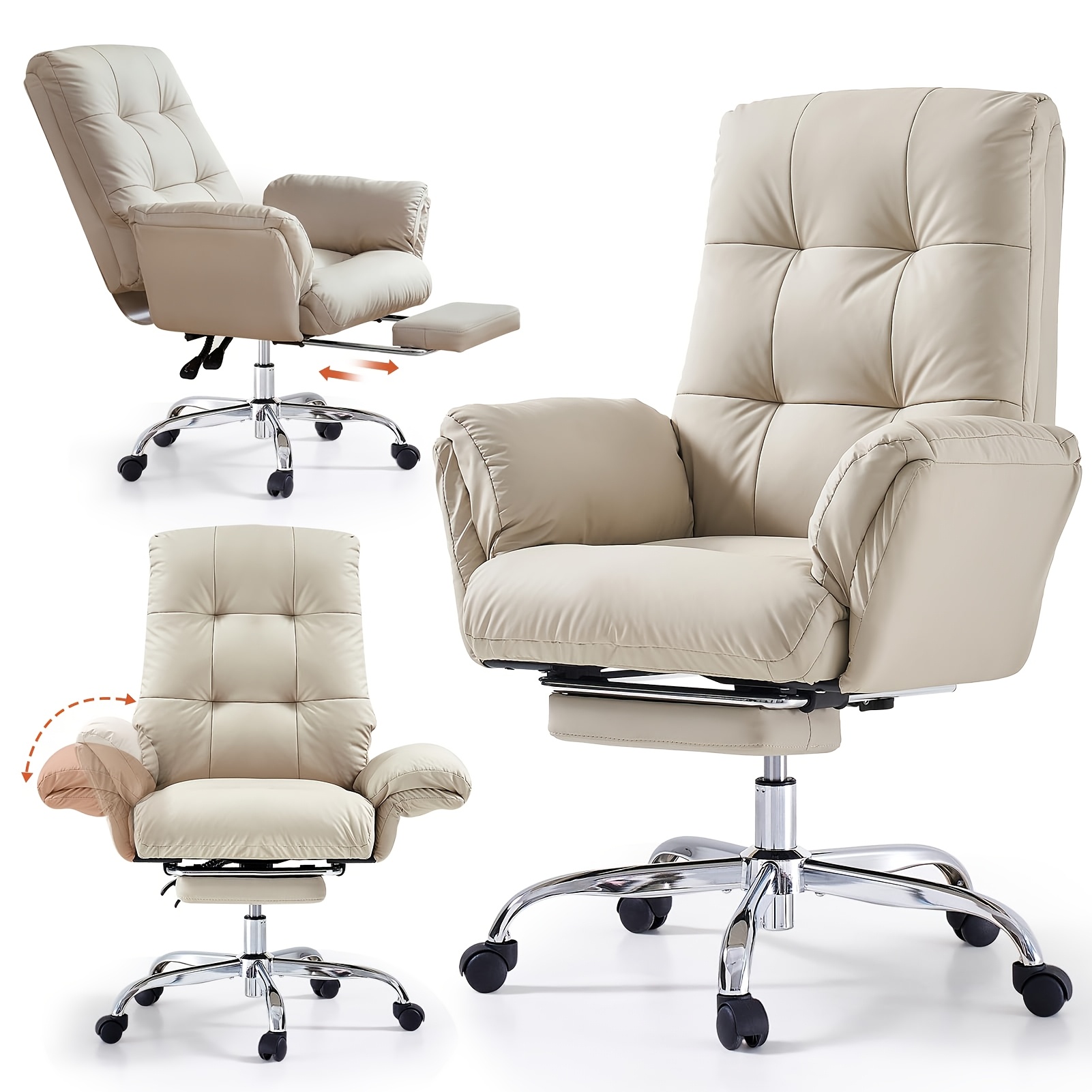 Wide Seat Criss Cross Reclining Office Chair