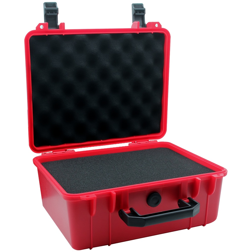 TEMU Multifunctionele gereedschapskist, duurzaam ABS-plastic opbergdoos, geschikt voor het organiseren van instrumenten, drones, gereedschap, etc.,