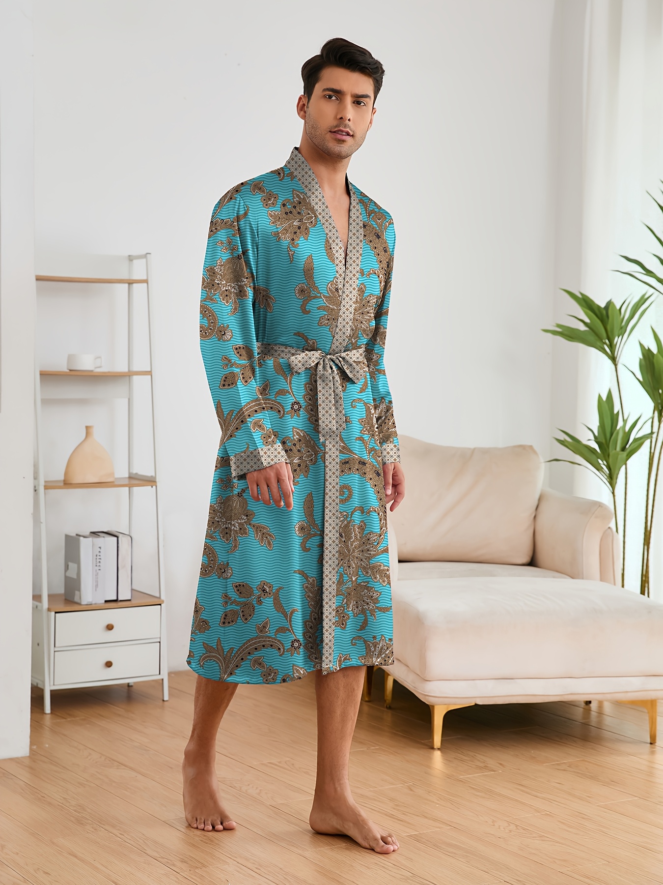 Accappatoio Pigiama Uomo Con Vestaglia Accappatoio Pigiama