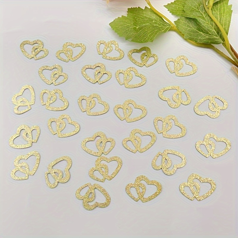 

100pcs Luxurious Light -shaped Paper Confetti - Adds Romantic To Weddings, Valentine's Day & Party Decorations With Easy And Reusable Design