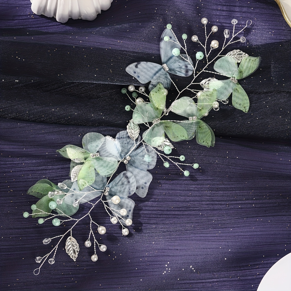 Hairband With And Rhinestones, Fashionable And Versatile Photo Accessory