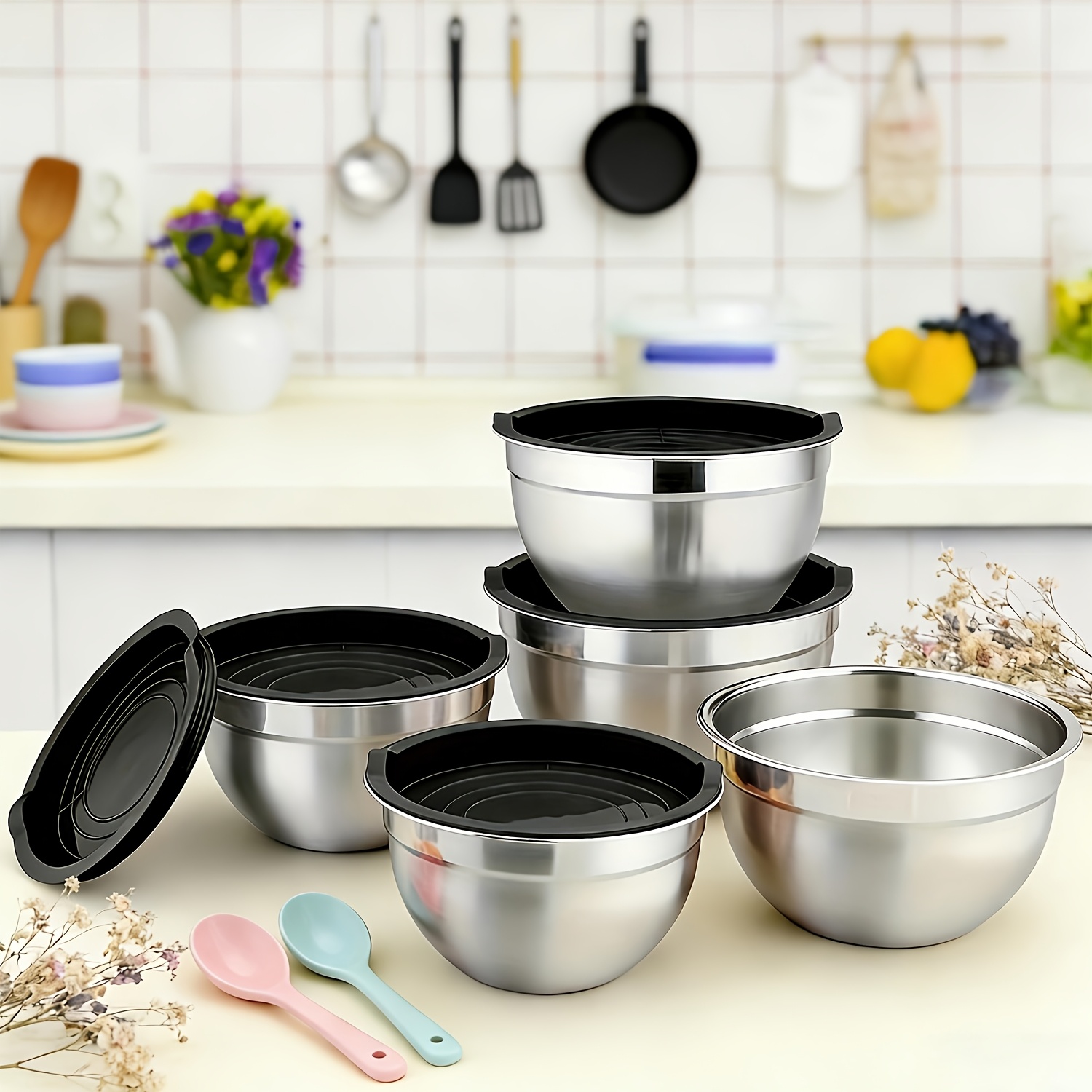 rührschüssel set mit deckel: innerhalb von 90 Tagen – Temu