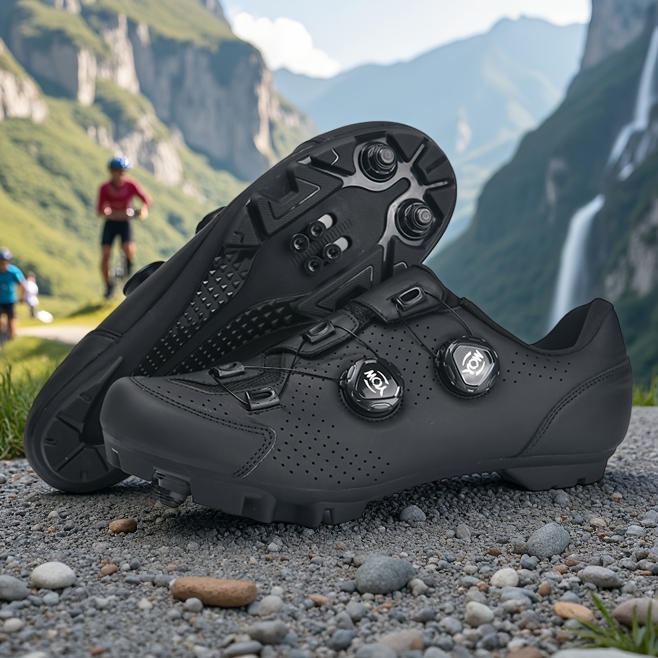 newly   mountain bike shoes mens and womens cycling shoes outdoor sneakers bicycle cycling lock shoes