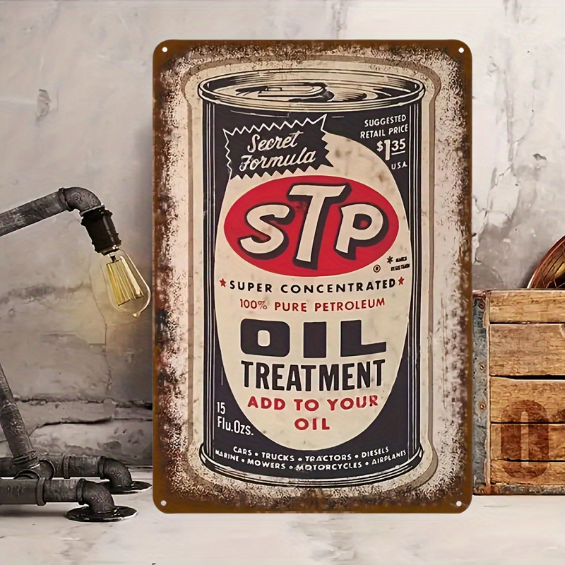 

Stp Oil Metal (8"x12") - For , , Bar, & - Or