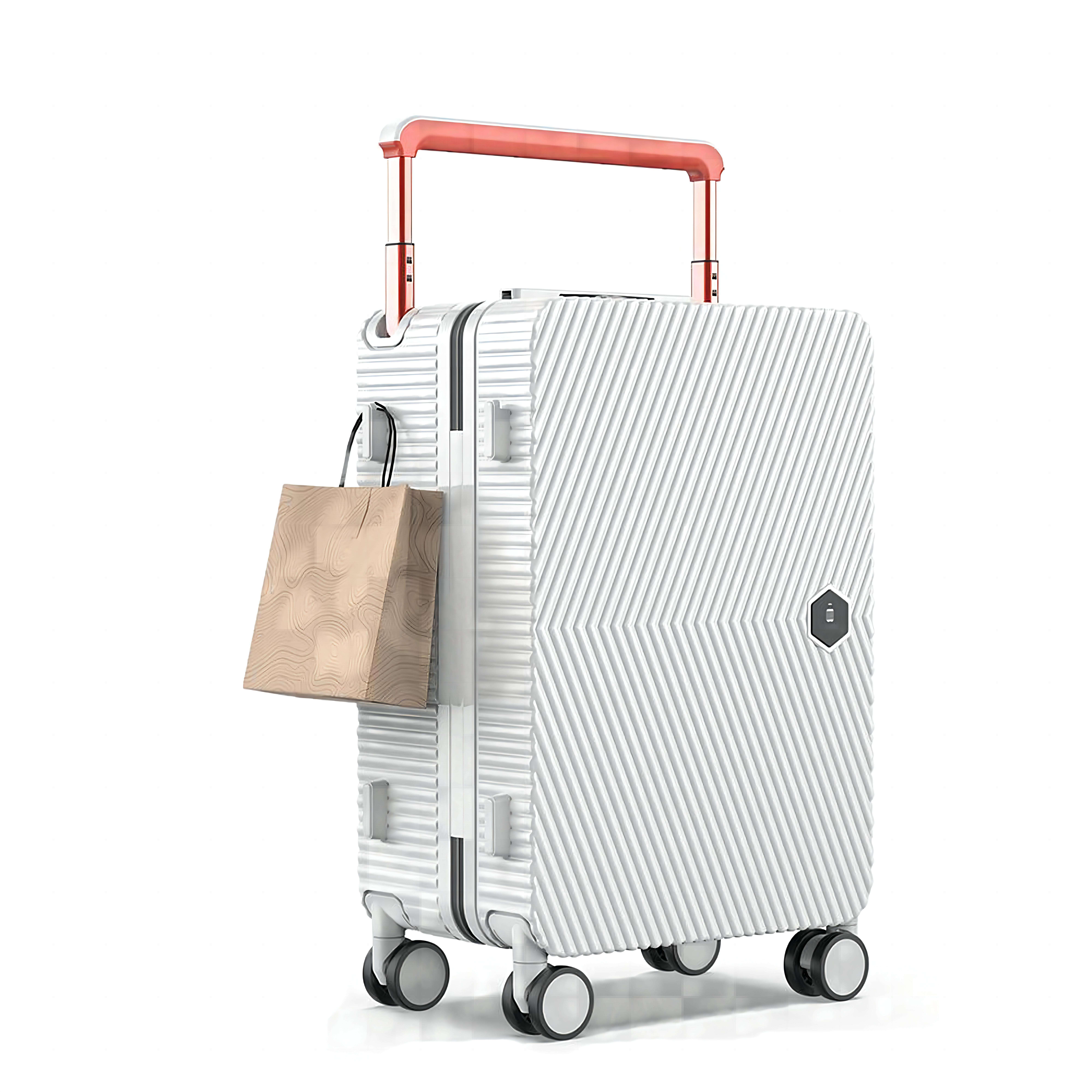 

Expandable With Double Spinner Wheels, Lightweight Overnight Suitcase, Carry-on, Built-in Tsa Lock, Travel Luggage