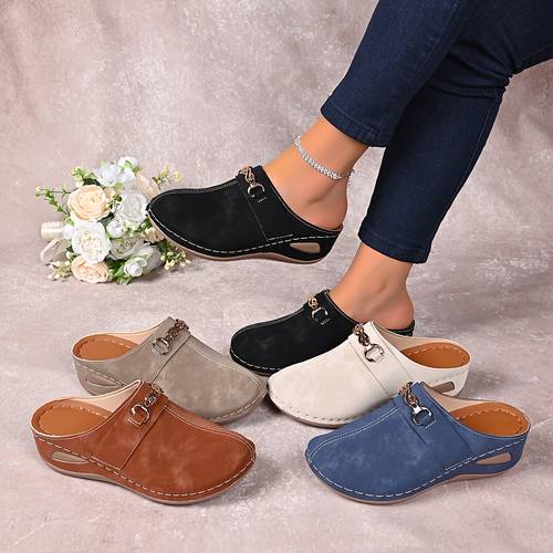 womens fashion wedge heels spring summer novelty stylish and versatile elegant and durable multi functional travel shoes suitable for casual outfits comfortable lining slip on lightweight and versatile