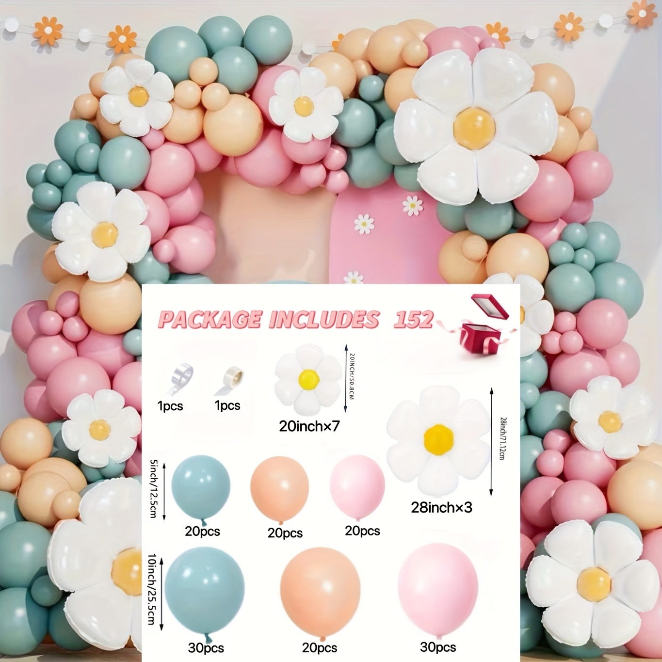 Set 5 Globos Hada Decoración Fiesta Infantil Hadas Multicolor Hada