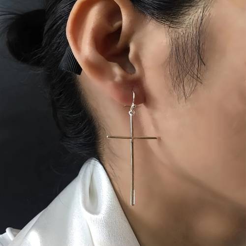 Pair of stylish earrings with retro minimalist design suitable for Women's daily and holiday gifts