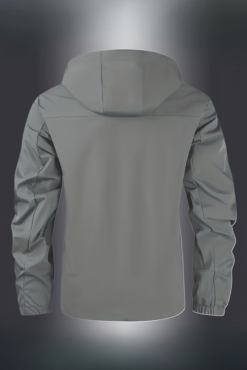 Chaqueta de hombre con diseño 'Encuentra tu camino' adecuada para ciclismo y actividades de primavera/otoño. Chaqueta deportiva casual de exteriores con textura suave y secado rápido.