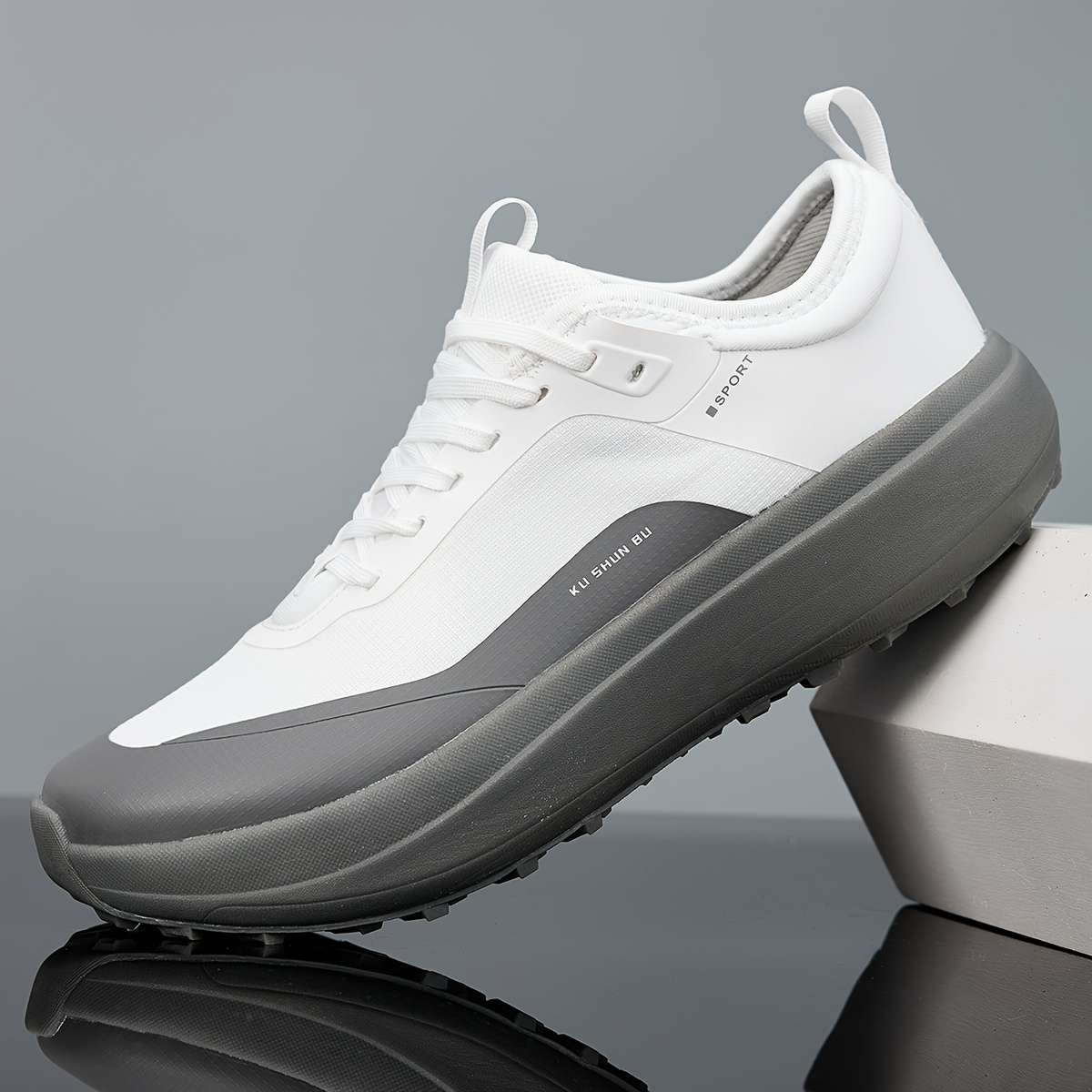 zapatillas de running transpirables para hombre     de eva llanta   o de cordones bajos para senderismo gimnasio y uso casual comodidad para         de tela y plantilla acolchada zapatillas   y estables calzado para senderismo   o de zapatos elegante   antideslizante 24 5cm   8