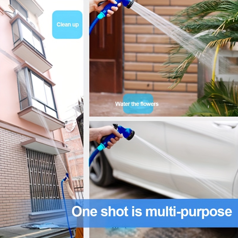 75ft expandable high pressure multi use garden car wash spray gun with shrink feature details 4