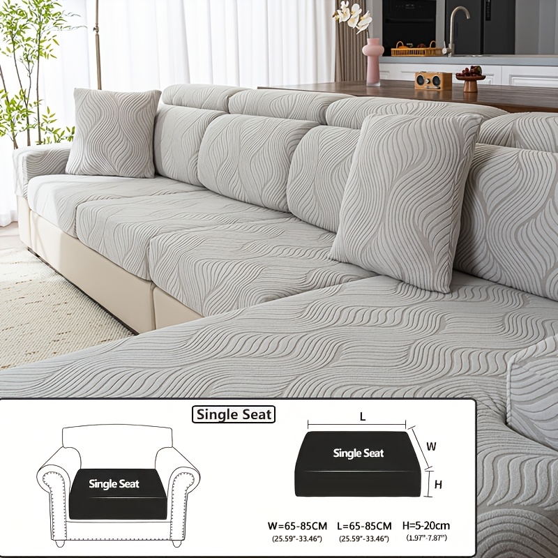 TEMU 1 pz Copridivano Elasticit� Facile da Indossare Resistente agli Indumenti Non Disloca, Copridivano Multicolore per , Protezione Cuscino