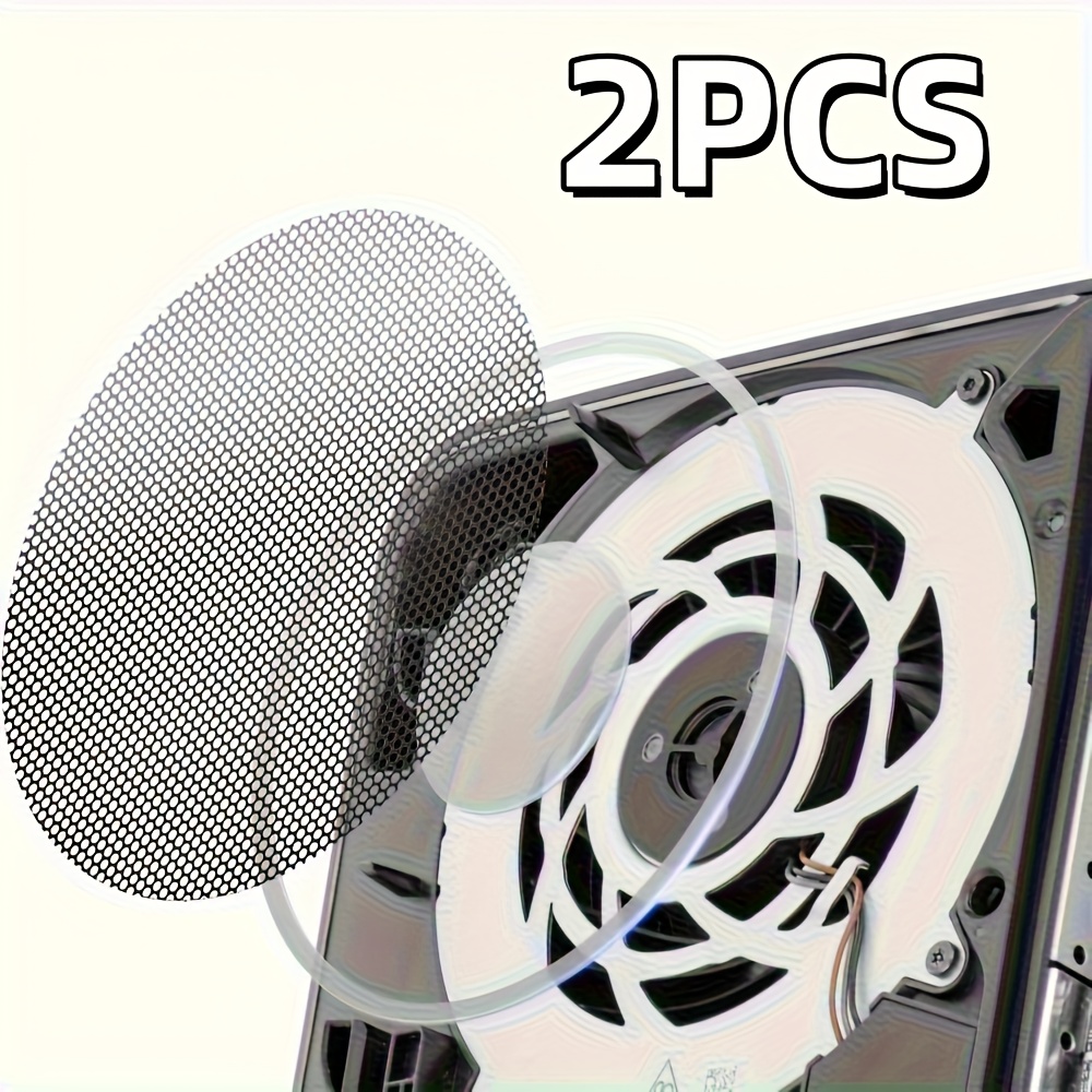 TEMU Filtro antipolvo con forma de para consola de juegos , PS5 Slim, orificio de refrigeración, filtro antipolvo fácil, combinación de filtro