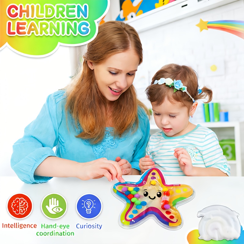 Multicolor PVC Beads for Kids, Educational Toy