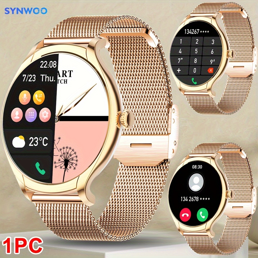 Xiaomi Call Smart Watch Women Custom Dial Smartwatch For Android IOS  Waterproof Bluetooth Music Watches Full Touch Clock