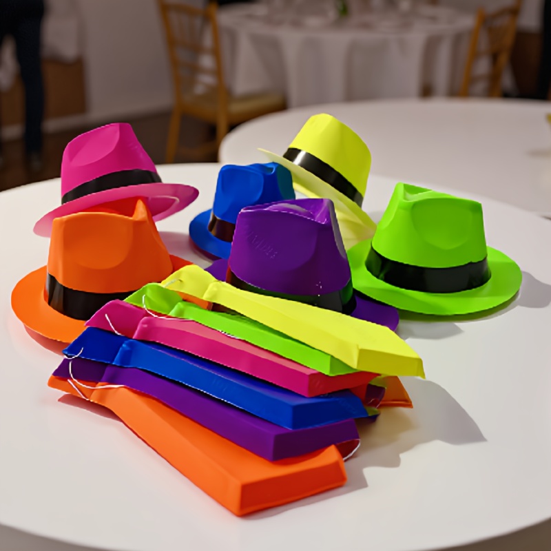 themed party hats six color top hat tie set suitable party  display picture 3