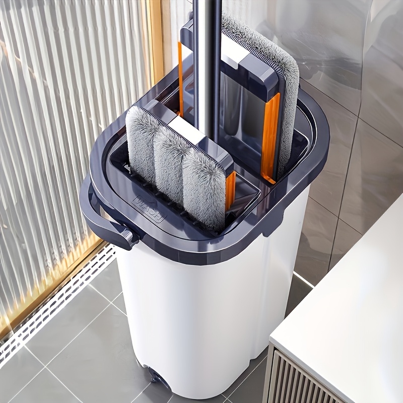 * *- und Eimer-Reinigungsset, tragbarer, platzsparender *-Eimer, arbeitssparender Griff, Abflussvorrichtung, Teller-* * für Wohnzimmer, Badezimmer, Toilette, Küche * Wand, Glasreinigung, mit 2/4/6