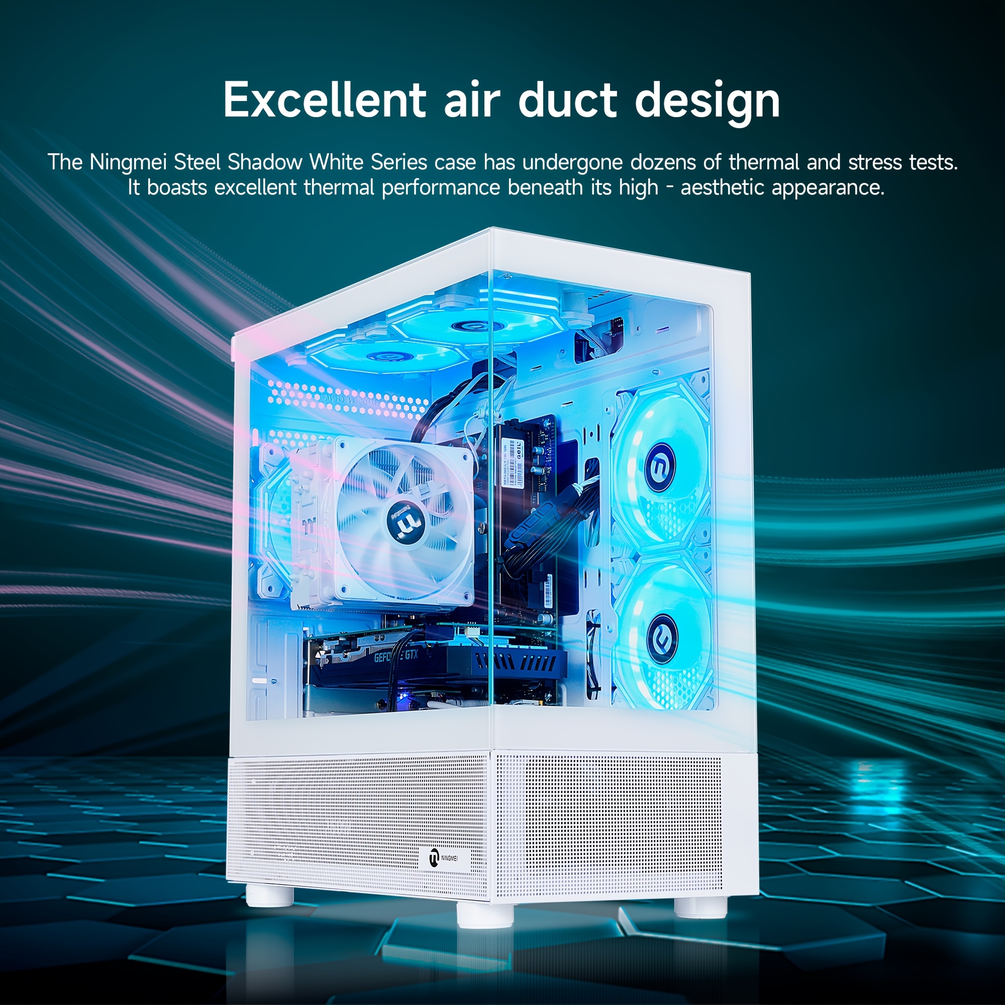 Gaming PC Desktop Computer, AMD Ryzen 5 5500 4.2 GHz