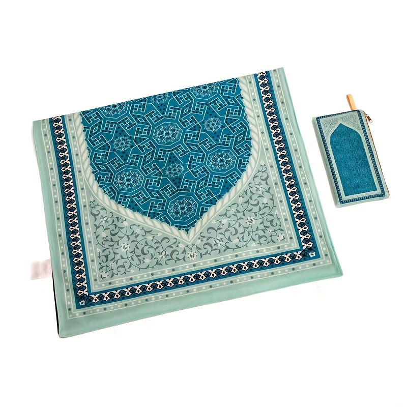 

Compact Ramadan Rug, Small Carrying Pouch, Dual-layer Waterproof And Non-slip Design, Travel Mat For East, Lightweight And Easy To Carry, Essential Accessory For Ramadan.