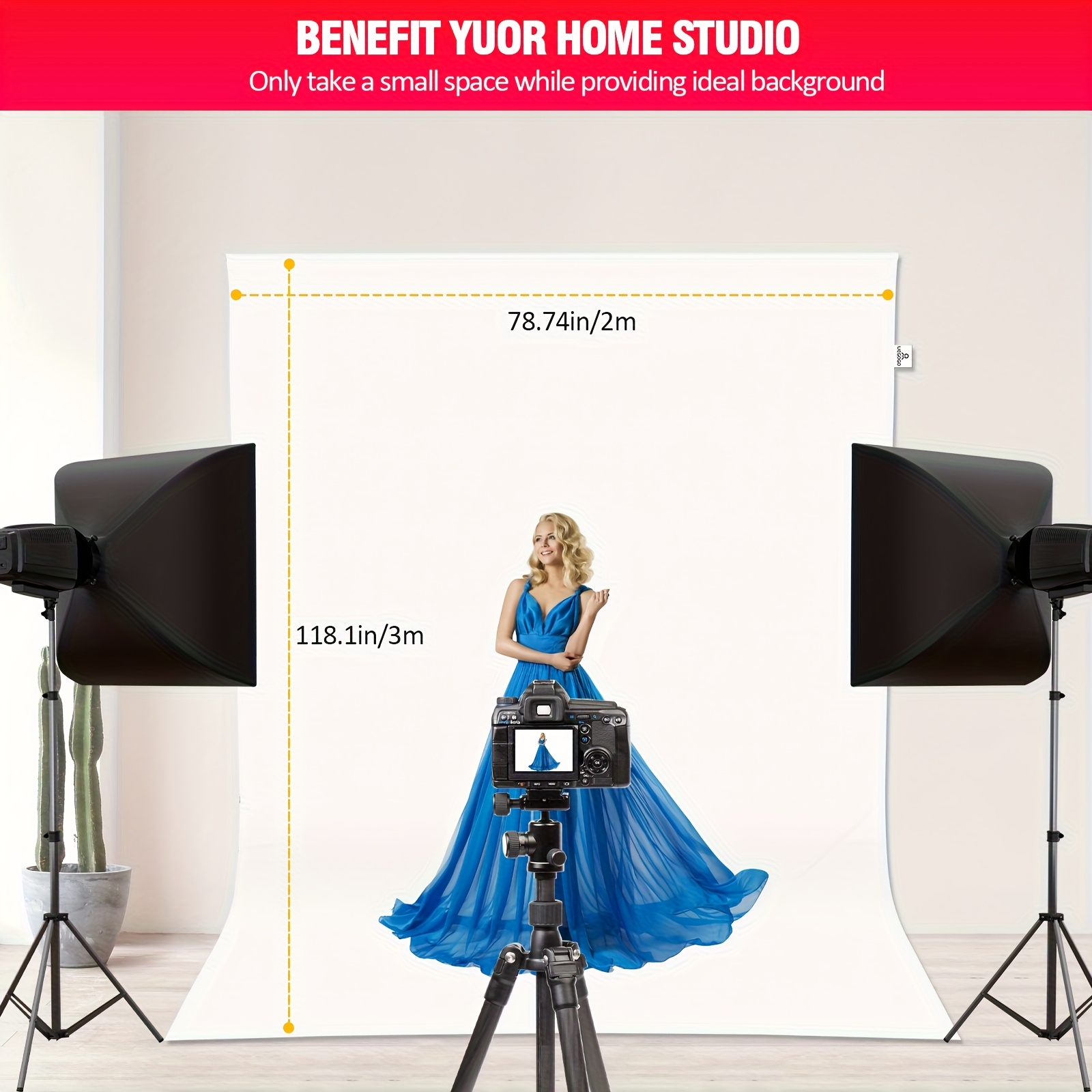 Wrinkle Free Background Curtains for Parties