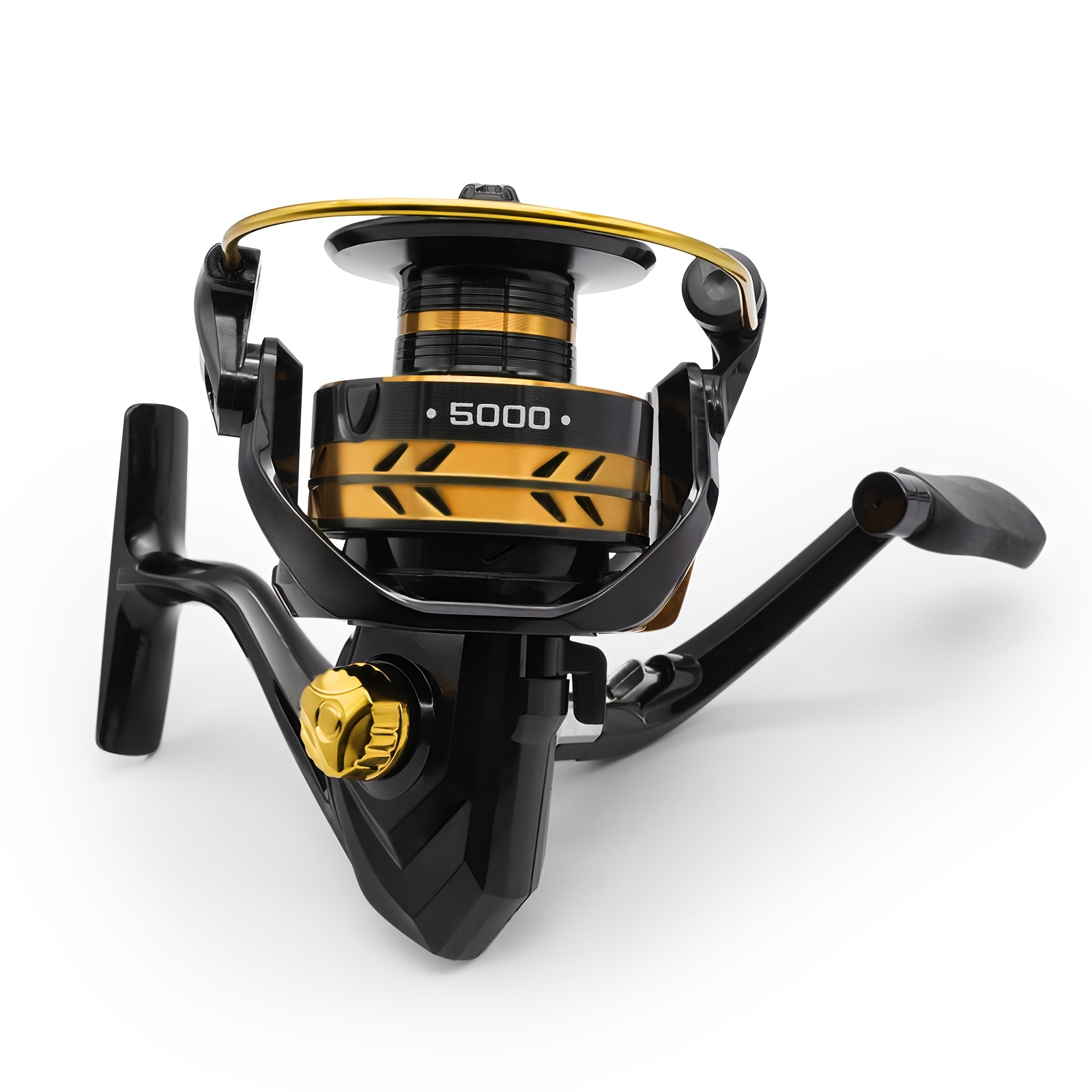 1pc Gyg1000-7000 Model Fishing Wheel Cup Metal Rocker Arm 5.2: Ratio 22.05lb Resistance Outlet Smooth And Sensitive Hand Interchangeable Rotating Fishing Reel Suitable For Fresh And Salt Water