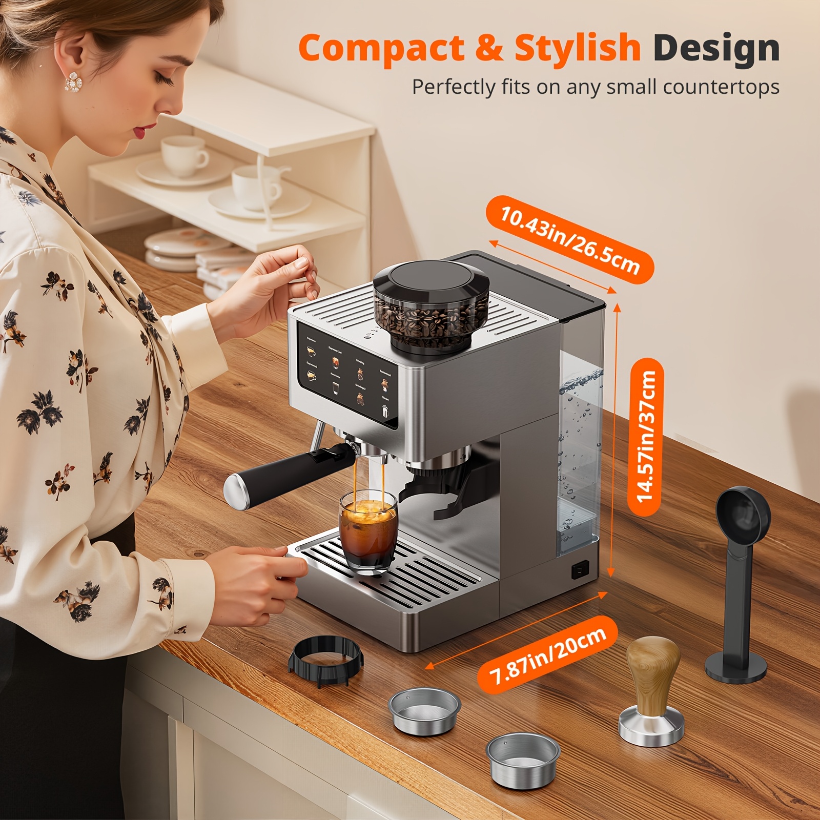 Italiaanse espressomachine van 20 bar