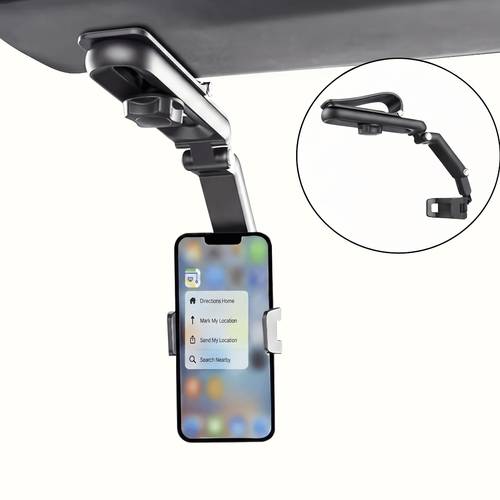 Support For Rotating 1080 Degrees Of Sun Visor Mobile Phone Car Stand, Universal Mobile Phone Stand Mobile Phone Stand For 7-inch IPhone, Support For Phone